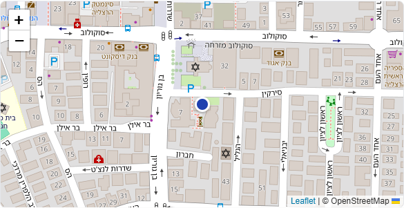 צילום מסך של מפת מיקום מדויק בעריכת נכס